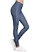 SweatyRocks Women's Cotton High Waist Skinny Leggings Casual Pants with Pockets