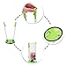 KACAGA Baggy Rack, 4 Pack Clip Food Storage Bag Racks Green onto Holder Sandwich Bag Racks Ideal Plastic Kitchen Gadget Well Sealable Bag Holder for Freezer Bags