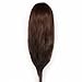 HAIREALM Mannequin Head Mixed Real Hair Hairdresser Training Head Manikin Cosmetology Head (Table Clamp Stand Included) MK0416P