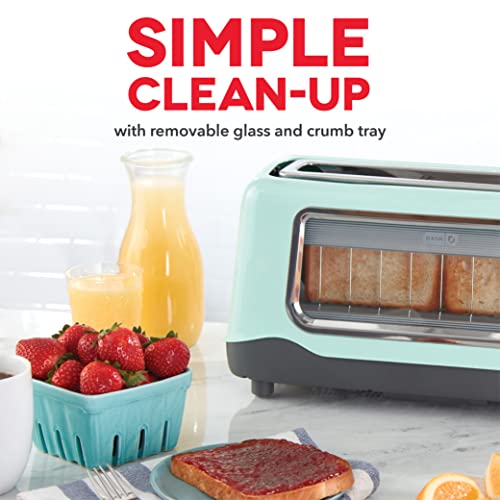 DASH Clear View Toaster Extra Wide Slot Toaster with See Through