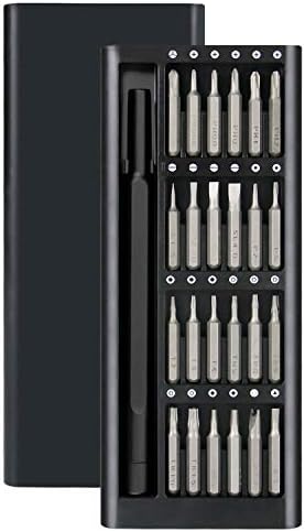 Precision Screwdriver Set, Apsung 25 in 1 Eelectronic Screwdriver Kit with 24 Magnetic Driver Bit, Magnetic Repair Tool Kit, for Smartphone, Tablet, Game Console