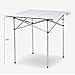 Deanurs Roll Up Portable Aluminum Folding Camping Square Tables PicnicTable for Outdoor Camping Hiking Lightweight Picnic Table , 28″ x 28″w/Carry Bag,Silverthumb 2