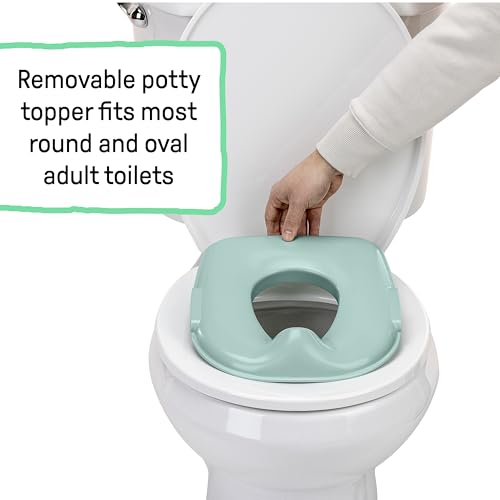 Ingenuity Prepare to Potty 3-in-1 System - Potty Training Toilet, Topper, Step Stool, Easy Setup, for Toddlers Ages 18 Months+
