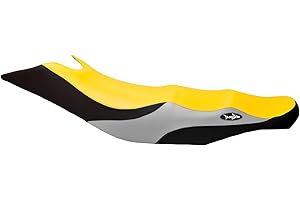 BlackTip Jetsports Seat Cover for Sea-Doo 2006-2008 GTI/GTI SE (Yellow/Light Gray/Black)