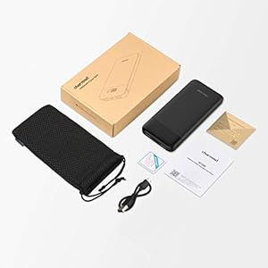 Power Bank 10400mAh, USB C Caricabatterie Portatile con LED Digitale Display Batteria Esterna Portatile con 2 ingressi e… - immagine 8