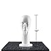 Styrofoam Female Wig Head Mannequins Manikin, Style, Model & Display Women's Wigs, Hats & Hairpieces Stand - by Adolfo Designs (15 Inches)