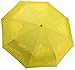Crown Coast Yellow With Sky Travel Umbrella - 60 MPH Windproof Lightweight for Men Women and Kids, Compact Travel Umbrellas in Multiple Colors