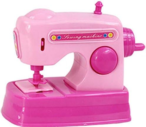 Baby play house toy set pink mini sawing machine item for kids early education house work toy
