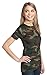 District Made - Ladies Perfect Weight Camo Crew Tee DM104CL