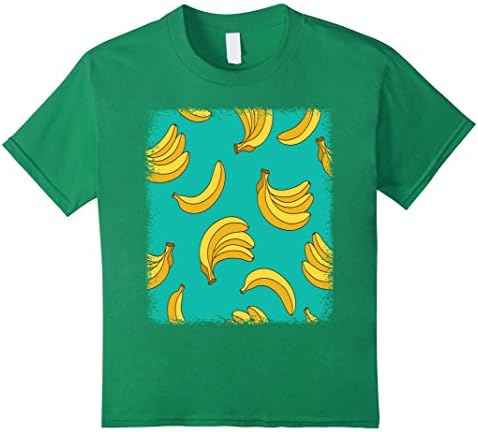 Kids Banana Day Shirt 4 Kelly Green