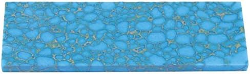 GT128 Light Turquoise/Gold Web Gemstone Composite-TWO PCS