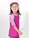 Tuga Girls Short Sleeve Rash Guard 1-14 Years, UPF 50+ Sun Protection Swimwear