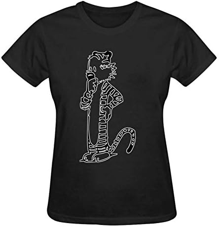 Toovee Men's White Cotton Graphic Calvin and Hobbes Tee Print T-Shirt