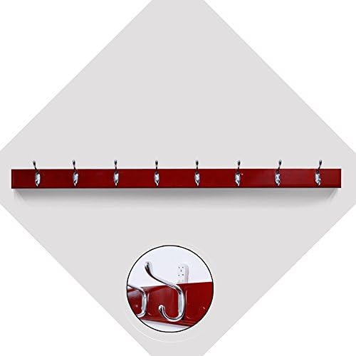 Simple Modern Standing Coat Rack Clothes Hook Wall Shelf 3/4/5/6/7/8 Hooks Natural Towel Rack Double Hook ( Size : 8 hooks )