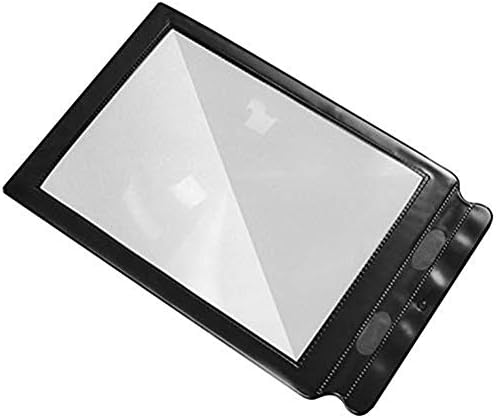 Handheld 5X Page Magnifier Bookmark Magnifier for Reading Small Photo Low Vision Aids and Solar Projects