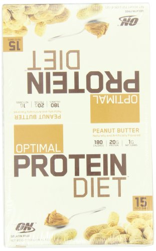 On optimal protein diet bar Peanut Butter 15/Box (748927026559)