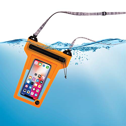 Nite Ize Runoff Waterproof Phone Pouch with Lanyard and Zipper, IP67