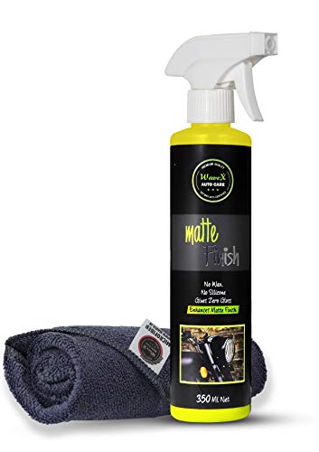 Wavex® Matte Finish Bike Polish Maintainer 350ml + Wavex Microfiber Cloth Towel 350GSM 40X40CM