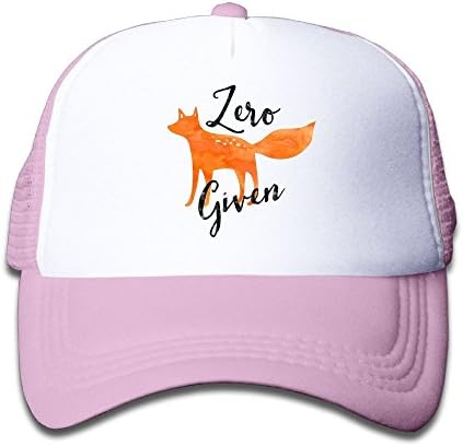 KAOMAOXI Adjustable Baseball Mesh Cap Zero Fox Given Trucker Hat For Children