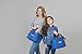 Lunch Bag - Insulated Lunch Box Ideal for Travel, Work, Gym or Picnic - Lightweight Tote, With Shoulder Strap, Zip Closure - Thermal Large Lunch Bags for Men, Women, Kids, Blue