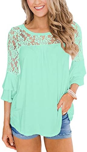 aqua lace top