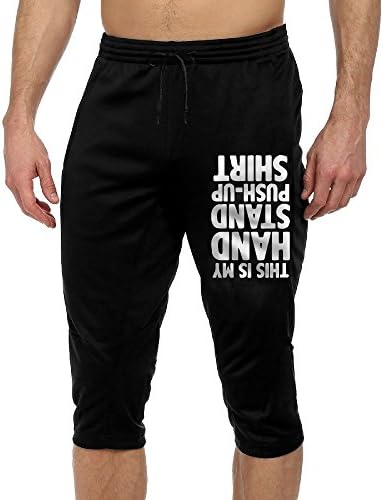 St4e3fdxaw Men's This Is My Handstand Push-Up Shirt T-shirt Clothing Files Hiphop Men's Capris Pants Solar Dic Popular Jogger Cropped Trousers For Summer