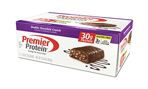 UPC 643843999744, Premier Protein Nutrition Bar, Double Chocolate Crunch, 30g Protein, 2.53 Ounce Bars (Pack of 6)