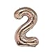 VANVENE Rose Gold Number 25 Balloon, 16