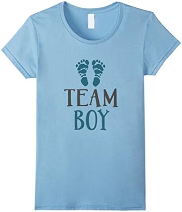Womens Team Boy Shirt for Gender Reveal Party XL Baby Blue