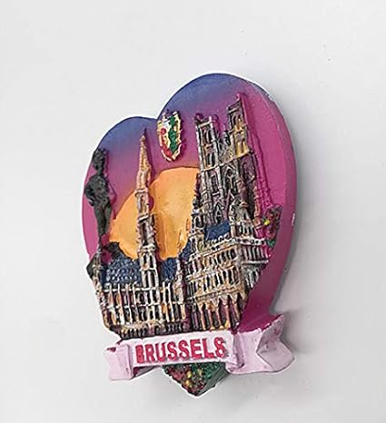 MUYU Magnet MYU Imán 3D para Nevera de Bruselas, Diseño de Bandera ...