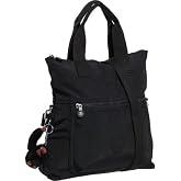 Kipling Women's Eleva Crossbody Bag, Black Tonal, 12.25" L X 13" H X 4.75" D