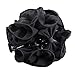 Bluelans Pack of 5 Women's Hair Clip Beautiful Korean Chiffon Rose Bow Hair Claw Clip Gorgeous Hair Accessory (5pcs (black,blue,beige,pink,red))