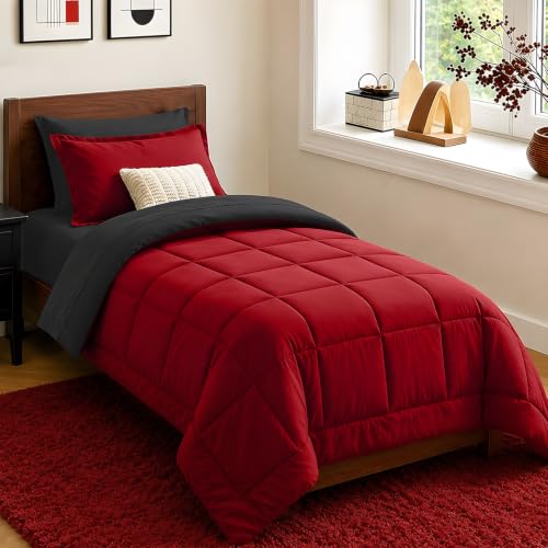 FUANNA Twin XL Comforter Set 5-Piece Bedding Set