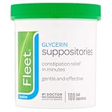 Fleet - Glycerin Suppositories, Laxative, Adult Jar Value 3 Pack ( 300ct Total )