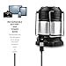 Rechargeable Camping Lantern , Etekcity Upgraded LED lantern with Magnetic Base, 4400mah USB Power Bank (Black)
