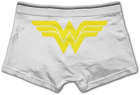 Populareat Underwear Men's Super Hero Woman Logo Boxer Briefs