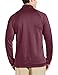 adidas Golf Men's 3-Stripes Piped 1/4 Zip Shirt, Amazon Red/Black, Large