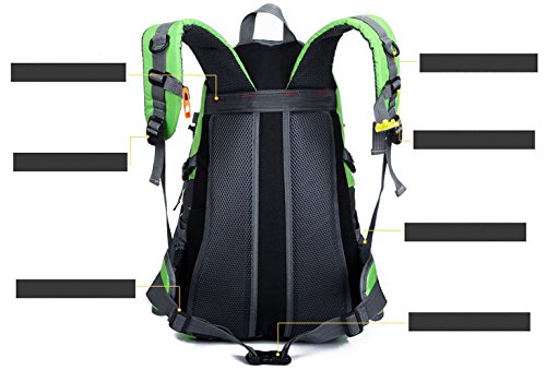 Travel Laptop Backpack, IVSO Slim Anti Theft Computer Bag, Lightweight Packable Durable Outdoor Travel Hiking Backpack Daypack for Men and Women (Green)