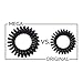 Kitsch Mega Hair Coils for Thick Hair | Spiral Hair Ties for Women | Phone Cord Elastic Hair Ties for Thick Hair | Holiday Gift | Ponytail Holder | Hair Elastics for Women Girls 4 pack | Black