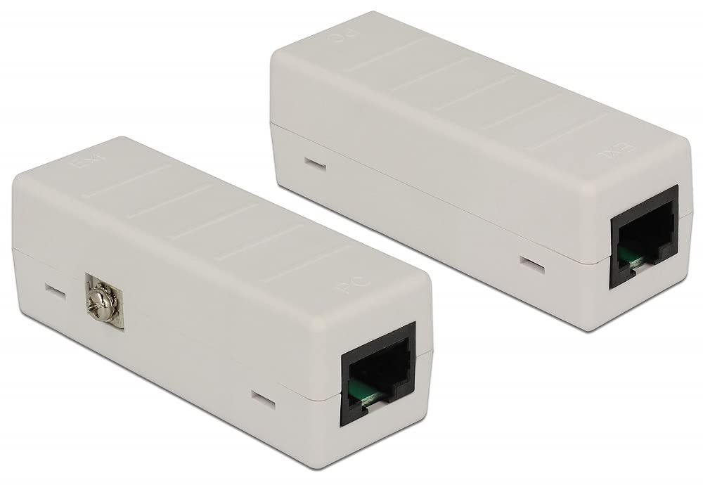 DeLOCK 62619 - cable interface/gender adapters (RJ-45, RJ-45, Female/Female, Grey, Polybag)