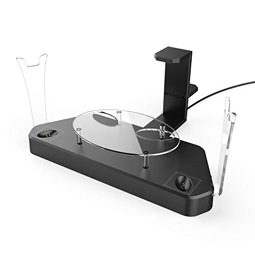 AFAITH Upgraded Charger for HTC Vive Pro or Vive Headset and Controller, Multifunction Contact