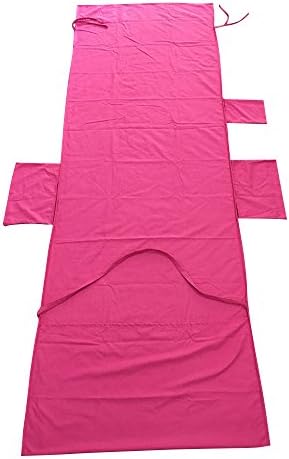 Cckuu Holidays Sun Lounger Chair Cover Beach Pool Bag Microfiber with Pockets (Hot Pink)