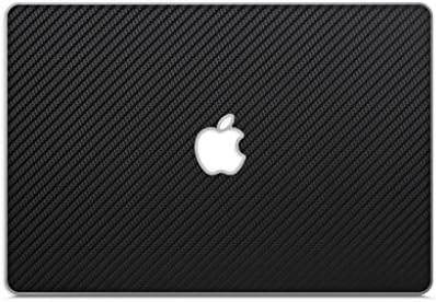 iCarbons Black Carbon Fiber Vinyl Skin for MacBook Pro 13" Retina (to Early 2016 ONLY) Full Combo