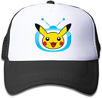 Unisex Kids Youth Anime Cartoon TV Pokemon Cute Pikachu Adjustable Mesh Hat