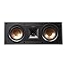 Klipsch R-15M Reference Bookshelf Monitor Speaker Pair with R-25C Center Speaker (Black)