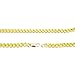 NIV'S BLING - 14K Gold Plated Iced Tennis Chain - Mens Hip Hop Necklace - (Gold/Silver/Black/Canary)