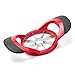 8-Blade Apple Slicer Corer Cutter Wedger Divider by Alpha & Sigma - [Includes Free eBook] - Ultra Sharp Stainless Steel Blades & Ergonomic Rubber Grip Handle