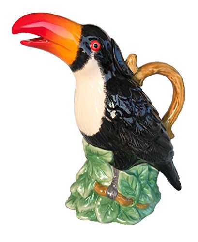 Blue Sky Ceramic Toucan Teapot, Multicolor