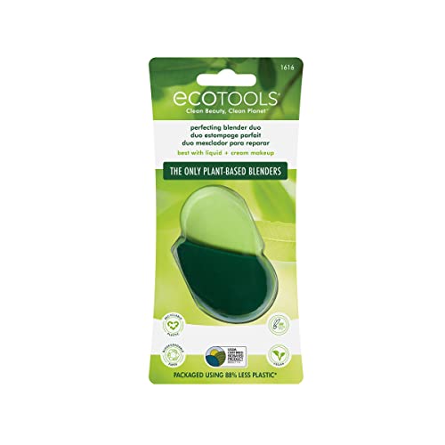 EcoTools Ecofoam Perfect Blender Duo Sponge, Beauty Sponges For