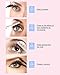 Heated Eyelash Curler & 4D Silk Fiber Eye Lash Waterproof Mascara Set Electric Rechargeable Eyelashes Curlers for Quick Natural Eye Lashes Curling Long Lasting USB Charging 2 Temperature Adjustment